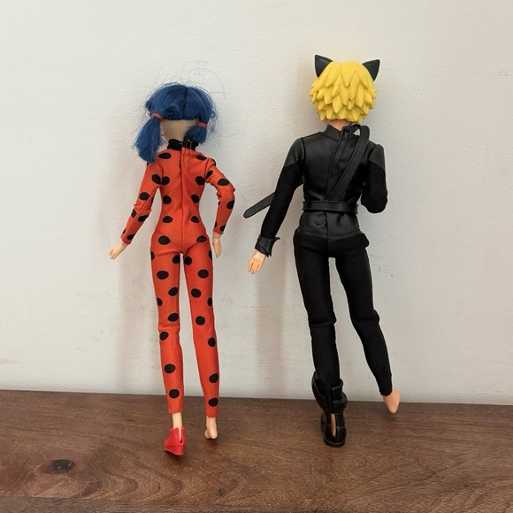 Lot 2‎ Miraculous Ladybug Cat Noir Doll Action Figures Bundle Set Toys Figurines - Picture 5 of 8